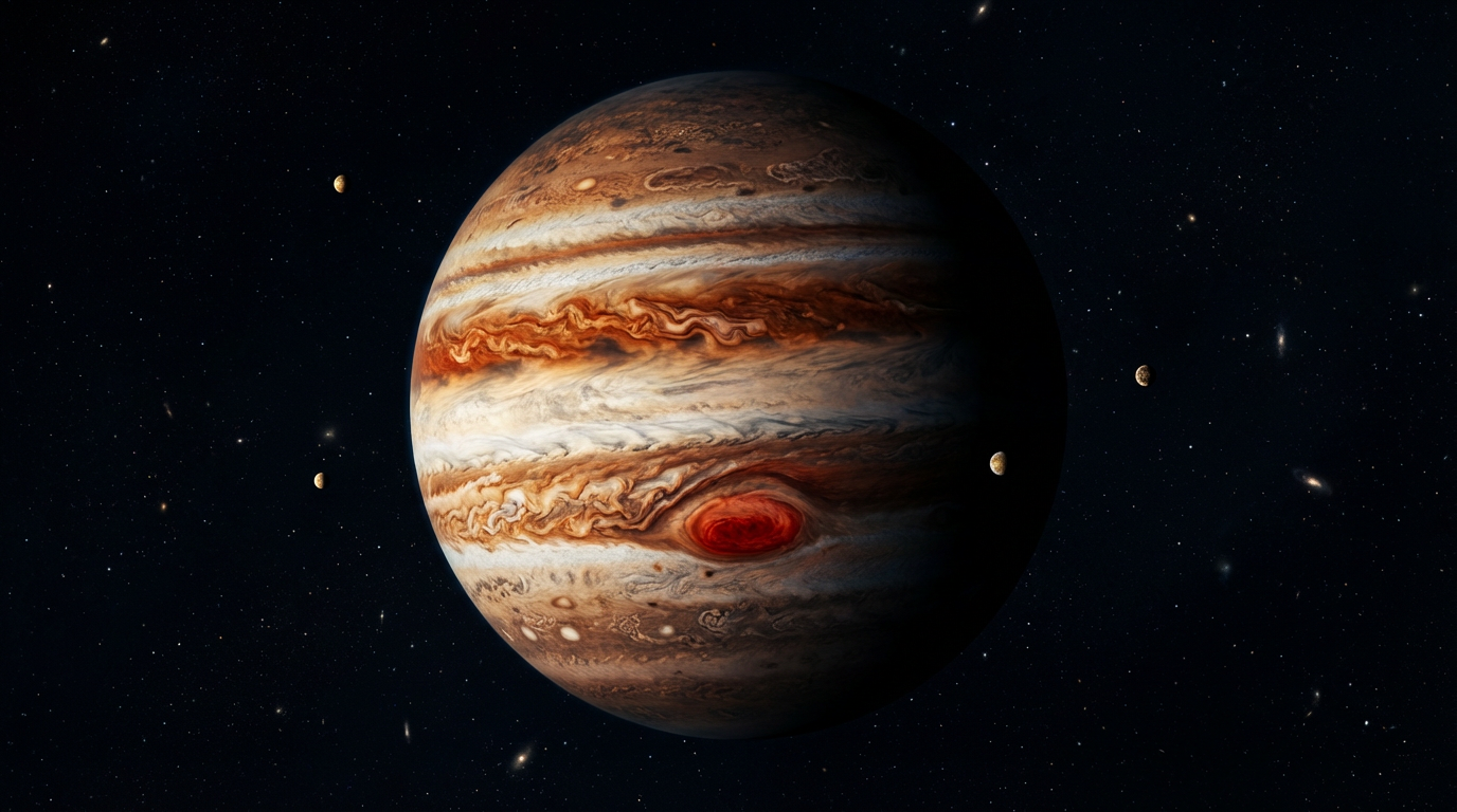 ดาวพฤหัสกับจุดแดงใหญ่: พายุที่หมุนมานานหลายร้อยปี